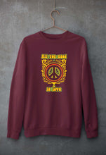 Load image into Gallery viewer, Psychedelic Love Unisex Sweatshirt for Men/Women-S(40 Inches)-Maroon-Ektarfa.online
