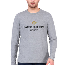 Load image into Gallery viewer, patek philippe Full Sleeves T-Shirt for Men-S(38 Inches)-Grey Melange-Ektarfa.online
