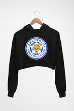 Load image into Gallery viewer, LEICESTER CITY Crop HOODIE FOR WOMEN-Black-Ektarfa.online
