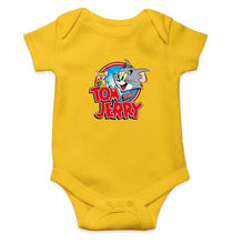 Load image into Gallery viewer, Tom &amp; Jerry Kids Romper For Baby Boy/Girl-0-5 Months(18 Inches)-Yellow-Ektarfa.online
