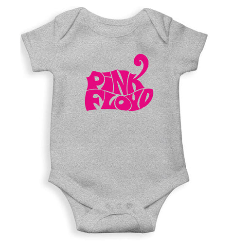 Pink Floyd Kids Romper Kids Romper For Baby Boy/Girl-0-5 Months(18 Inches)-Grey-Ektarfa.online