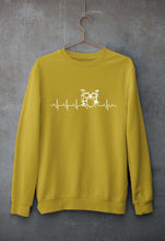 Load image into Gallery viewer, Drummer Unisex Sweatshirt for Men/Women-Mustard Yellow-Ektarfa.online
