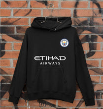 Load image into Gallery viewer, Manchester City F.C 2021-22 Unisex Hoodie for Men/Women-S(40 Inches)-Black-Ektarfa.online

