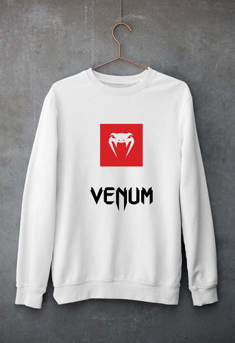 UFC Venum Unisex Sweatshirt for Men/Women-S(40 Inches)-White-Ektarfa.online