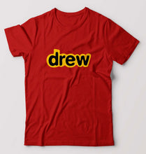 Load image into Gallery viewer, Drew T-Shirt for Men-S(38 Inches)-Red-Ektarfa.online
