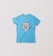 Load image into Gallery viewer, Lion Kids T-Shirt for Boy/Girl-0-1 Year(20 Inches)-Light Blue-Ektarfa.online
