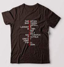 Load image into Gallery viewer, GOT Game Of Thrones T-Shirt for Men-Coffee Brown-Ektarfa.online
