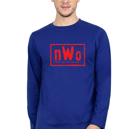 New World Order (NWO) WWE Full Sleeves T-Shirt for Men-Royal Blue-Ektarfa.online