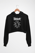 Load image into Gallery viewer, Slipknot Crop HOODIE FOR WOMEN-Black-Ektarfa.online
