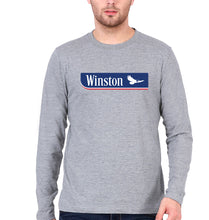 Load image into Gallery viewer, Winston Full Sleeves T-Shirt for Men-S(38 Inches)-Grey Melange-Ektarfa.online
