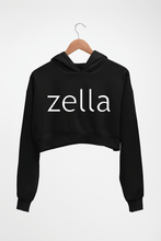 Load image into Gallery viewer, Zella Crop HOODIE FOR WOMEN-Black-Ektarfa.online
