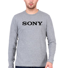 Load image into Gallery viewer, Sony Full Sleeves T-Shirt for Men-Grey Melange-Ektarfa.online
