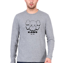 Load image into Gallery viewer, Kaws Full Sleeves T-Shirt for Men-Grey Melange-Ektarfa.online
