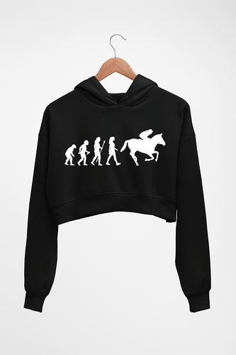 Horse Riding Crop HOODIE FOR WOMEN-Black-Ektarfa.online