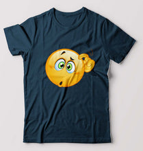 Load image into Gallery viewer, Emoji T-Shirt for Men-Petrol Blue-Ektarfa.online
