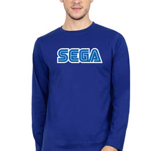 Load image into Gallery viewer, Sega Full Sleeves T-Shirt for Men-Royal Blue-Ektarfa.online
