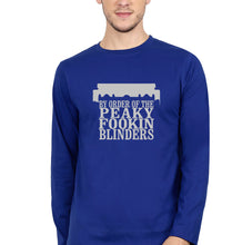 Load image into Gallery viewer, Peaky Blinders Full Sleeves T-Shirt for Men-Royal Blue-Ektarfa.online
