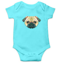 Load image into Gallery viewer, TRIANGLE_DOG Kids Romper For Baby Boy/Girl-0-5 Months(18 Inches)-Sky Blue-Ektarfa.online
