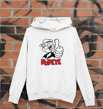 Load image into Gallery viewer, Popeye Unisex Hoodie for Men/Women-S(40 Inches)-White-Ektarfa.online
