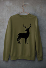 Load image into Gallery viewer, Deer Unisex Sweatshirt for Men/Women-Olive Green-Ektarfa.online

