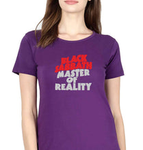 Load image into Gallery viewer, Black Sabbath T-Shirt for Women-XS(32 Inches)-Purple-Ektarfa.online
