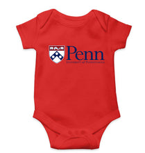 Load image into Gallery viewer, University of Pennsylvania Kids Romper Kids Romper For Baby Boy/Girl-0-5 Months(18 Inches)-RED-Ektarfa.online
