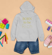 Load image into Gallery viewer, Born To be Rich Kids Hoodie for Boy/Girl-0-1 Year(22 Inches)-Grey-Ektarfa.online
