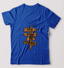 Load image into Gallery viewer, Travel T-Shirt for Men-Royal Blue-Ektarfa.online
