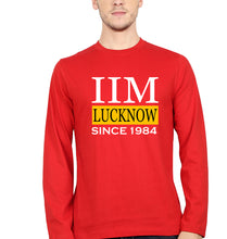 Load image into Gallery viewer, IIM Lucknow Full Sleeves T-Shirt for Men-Red-Ektarfa.online
