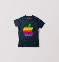 Load image into Gallery viewer, Apple Kids T-Shirt for Boy/Girl-Petrol blue-Ektarfa.online
