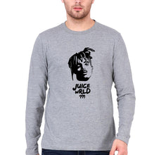 Load image into Gallery viewer, Juice WRLD Full Sleeves T-Shirt for Men-S(38 Inches)-Grey Melange-Ektarfa.online

