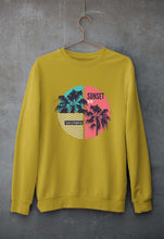 Load image into Gallery viewer, Sunset California Unisex Sweatshirt for Men/Women-S(40 Inches)-Mustard Yellow-Ektarfa.online
