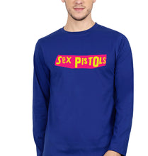 Load image into Gallery viewer, Sex Pistols Full Sleeves T-Shirt for Men-Royal Blue-Ektarfa.online
