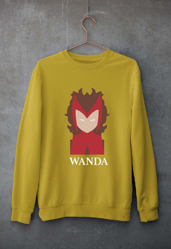 Wanda Unisex Sweatshirt for Men/Women-Mustard Yellow-Ektarfa.online