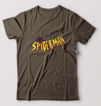 Load image into Gallery viewer, Spiderman Superhero T-Shirt for Men-Olive Green-Ektarfa.online
