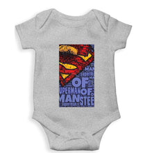 Load image into Gallery viewer, Superman Superhero Kids Romper For Baby Boy/Girl-0-5 Months(18 Inches)-Grey-Ektarfa.online
