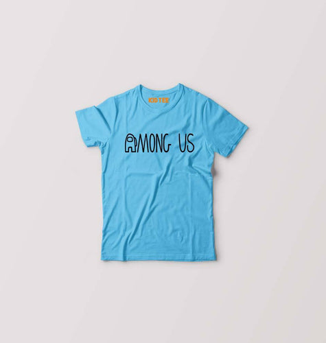 Among Us Kids T-Shirt for Boy/Girl-Light Blue-Ektarfa.online