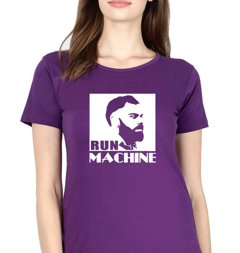 Virat Kohli T-Shirt for Women-Purple-Ektarfa.online