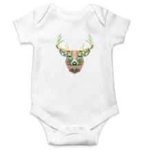 Load image into Gallery viewer, TRIANGLE_DEER Kids Romper For Baby Boy/Girl-0-5 Months(18 Inches)-White-Ektarfa.online
