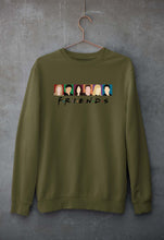 Load image into Gallery viewer, Friends Unisex Sweatshirt for Men/Women-S(40 Inches)-Olive Green-Ektarfa.online
