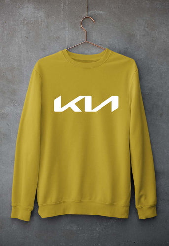 Kia Unisex Sweatshirt for Men/Women-Mustard Yellow-Ektarfa.online