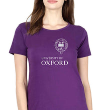 Load image into Gallery viewer, University of Oxford T-Shirt for Women-Purple-Ektarfa.online

