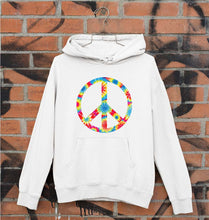 Load image into Gallery viewer, Trippy Psychedelic Peace Unisex Hoodie for Men/Women-White-Ektarfa.online
