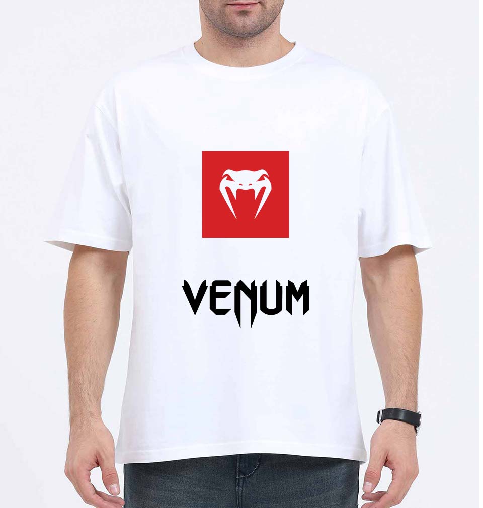 UFC Venum Oversized T-Shirt for Men-White-Ektarfa.online
