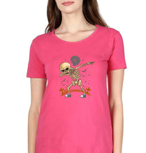 Load image into Gallery viewer, Dab Skull T-Shirt for Women-Pink-Ektarfa.online
