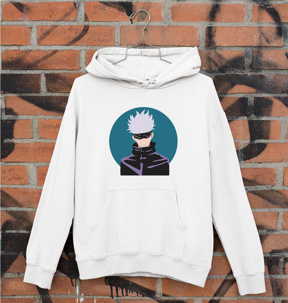 Gojo Satoru Anime Unisex Hoodie for Men/Women-White-Ektarfa.online
