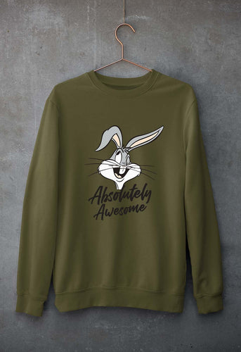 Rabbit Bunny Unisex Sweatshirt for Men/Women-Olive Green-Ektarfa.online
