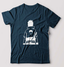 Load image into Gallery viewer, Sasuke Uchiha T-Shirt for Men-S(38 Inches)-Petrol Blue-Ektarfa.online
