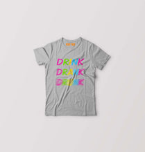 Load image into Gallery viewer, Drink Alcoholic Kids T-Shirt for Boy/Girl-Grey-Ektarfa.online
