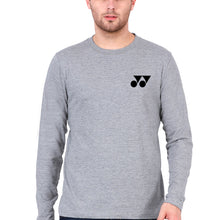 Load image into Gallery viewer, Yonex Full Sleeves T-Shirt for Men-Grey Melange-Ektarfa.online
